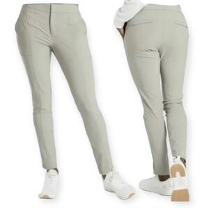 Athleta Gray Wander Stash Skinny Pants Size 10